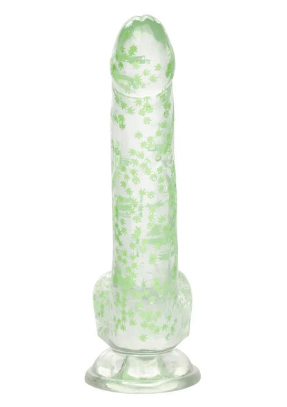 CalExoticsNaughtyBitsILeafDickGlow-In-The-DarkWeedLeafDildo7 @ Happytoys Sexshop: online sex shop for Feeling Happy & Easy 😊 the erotic store owned by a woman
