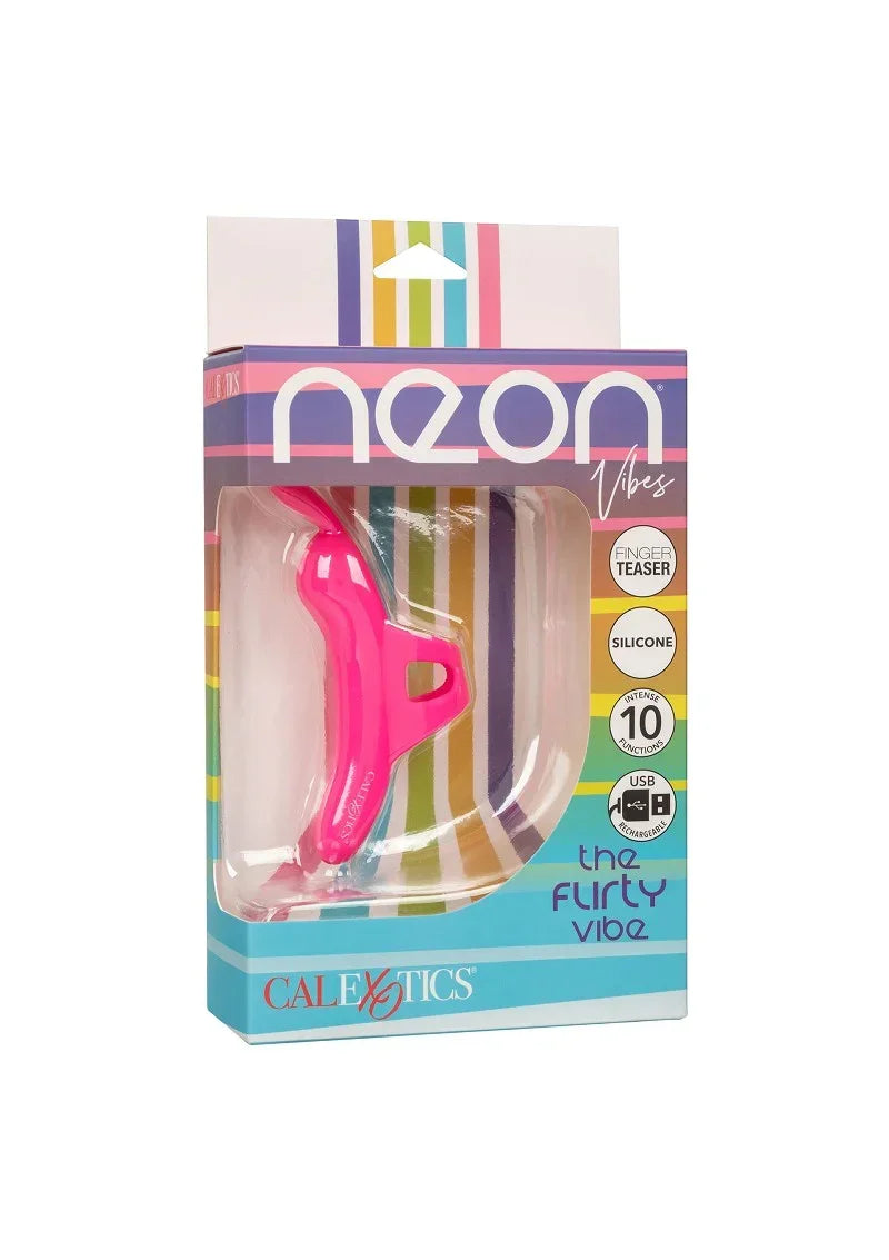 CalExoticsNeonVibesTheFlirtyVibe2 @ Happytoys Sexshop: online sex shop for Feeling Happy & Easy 😊 the erotic store owned by a woman