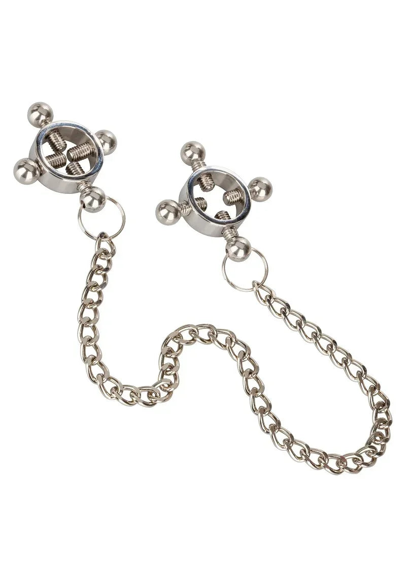 CalExoticsNippleGrips4-PointNipplePresswithChain3 @ Happytoys Sexshop: online sex shop for Feeling Happy & Easy 😊 the erotic store owned by a woman
