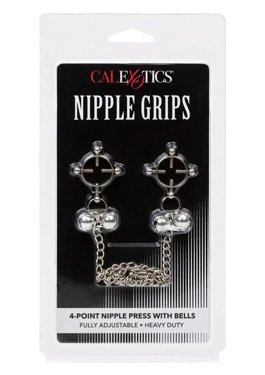CalExoticsNippleGrips4-puntstepelpersmetbellen2 @ Happytoys Sexshop: online sex shop for Feeling Happy & Easy 😊 the erotic store owned by a woman