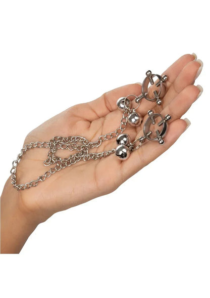 CalExoticsNippleGrips4-puntstepelpersmetbellen4 @ Happytoys Sexshop: online sex shop for Feeling Happy & Easy 😊 the erotic store owned by a woman