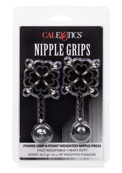 CalExoticsNippleGripsPowerGrip4-PointWeightedNipplePress2 @ Happytoys Sexshop: online sex shop for Feeling Happy & Easy 😊 the erotic store owned by a woman