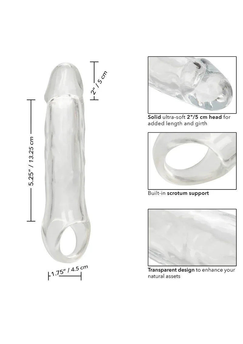 CalExoticsPerformanceMaxxClearExtension7.5_6 @ Happytoys Sexshop: online sex shop for Feeling Happy & Easy 😊 the erotic store owned by a woman