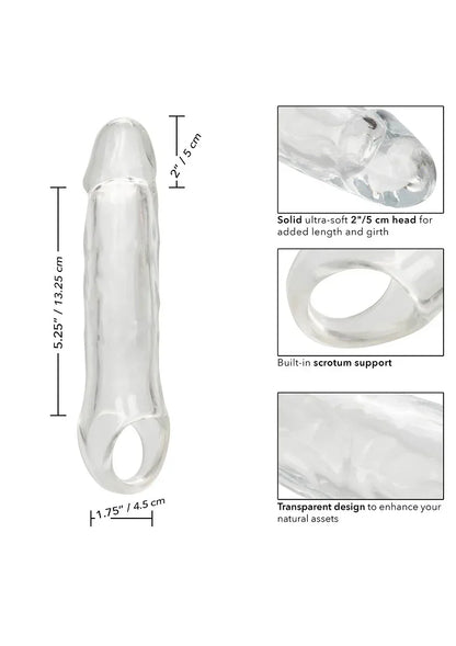 CalExoticsPerformanceMaxxClearExtension7.5_6 @ Happytoys Sexshop: online sex shop for Feeling Happy & Easy 😊 the erotic store owned by a woman