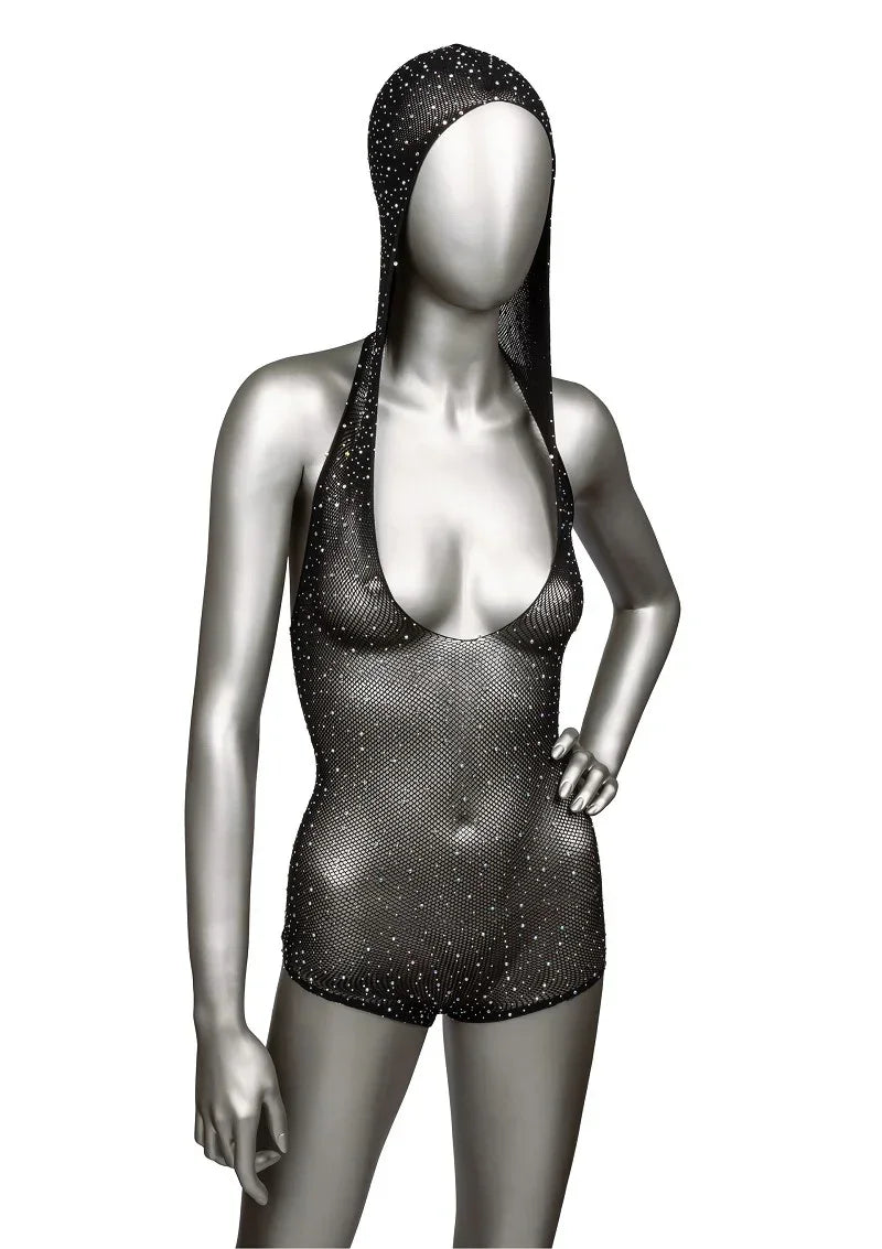 CalExoticsRadianceHoodedDeepVBodySuit3 @ Happytoys Sexshop: online sex shop for Feeling Happy & Easy 😊 the erotic store owned by a woman
