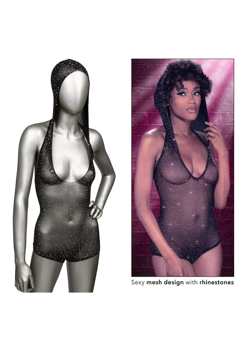 CalExoticsRadianceHoodedDeepVBodySuit5 @ Happytoys Sexshop: online sex shop for Feeling Happy & Easy 😊 the erotic store owned by a woman