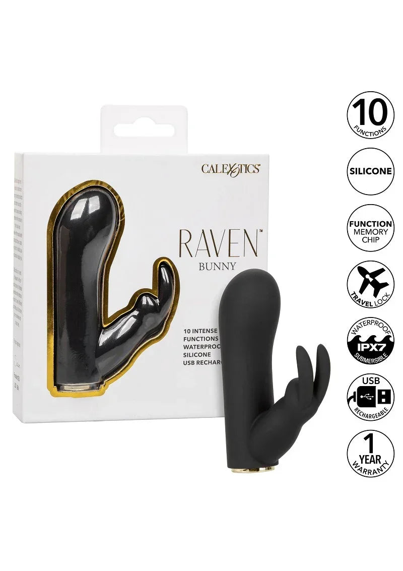 CalExoticsRavenBunnyvibrator8 @ Happytoys Sexshop: online sex shop for Feeling Happy & Easy 😊 the erotic store owned by a woman