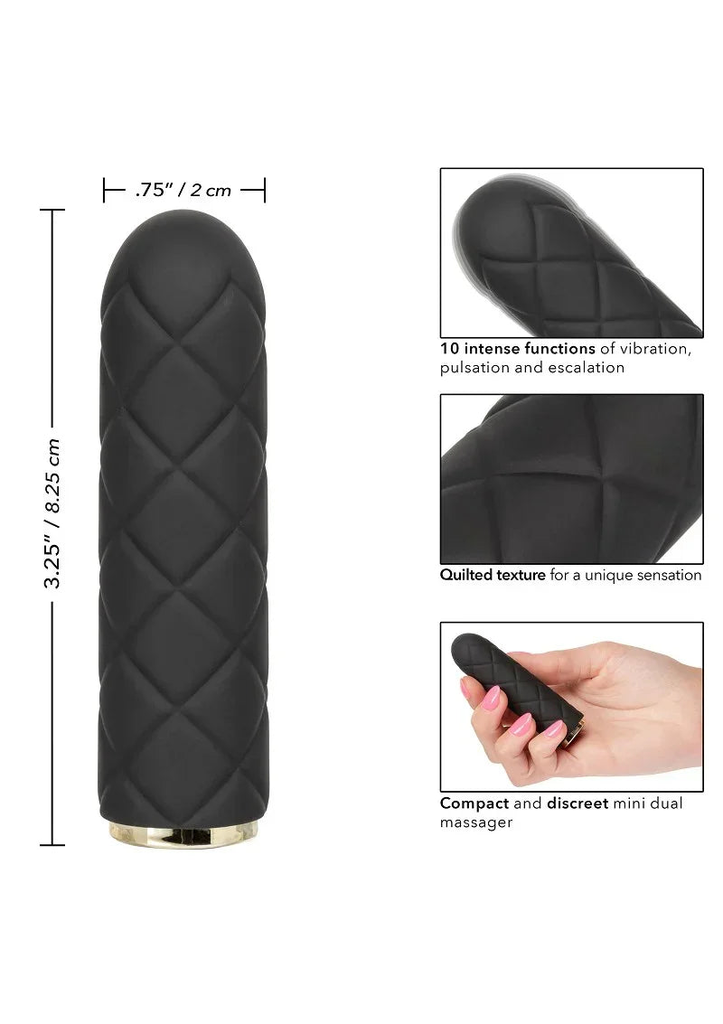 CalExoticsRavenQuiltedSeducer6 @ Happytoys Sexshop: online sex shop for Feeling Happy & Easy 😊 the erotic store owned by a woman