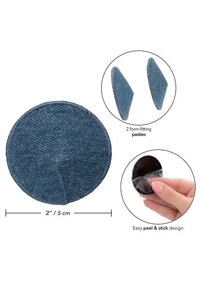 CalExoticsRide_emPremiumDenimCollectionRoundPasties6 @ Happytoys Sexshop: online sex shop for Feeling Happy & Easy 😊 the erotic store owned by a woman