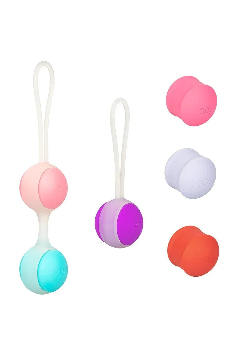 CalExoticsShe-ologyInterchangeableWeightedKegelSet1 @ Happytoys Sexshop: online sex shop for Feeling Happy & Easy 😊 the erotic store owned by a woman