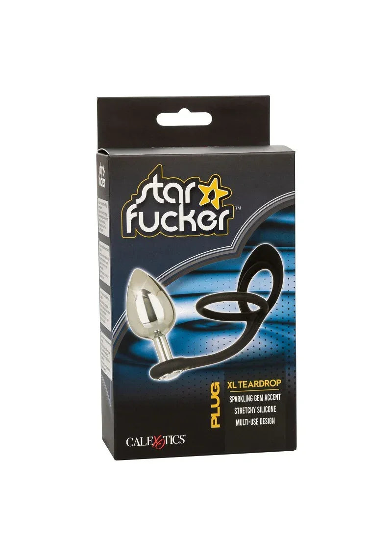 CalExoticsStarFuckerXLTeardropPlug2 @ Happytoys Sexshop: online sex shop for Feeling Happy & Easy 😊 the erotic store owned by a woman