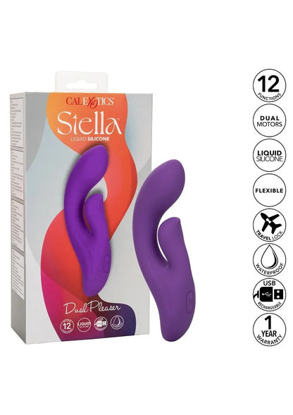 CalExoticsStellaLiquidSiliconeDualPleaser4 @ Happytoys Sexshop: online sex shop for Feeling Happy & Easy 😊 the erotic store owned by a woman