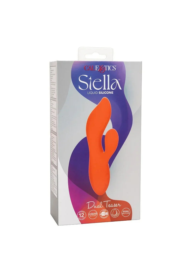 CalExoticsStellaLiquidSiliconeDualTeaser2 @ Happytoys Sexshop: online sex shop for Feeling Happy & Easy 😊 the erotic store owned by a woman