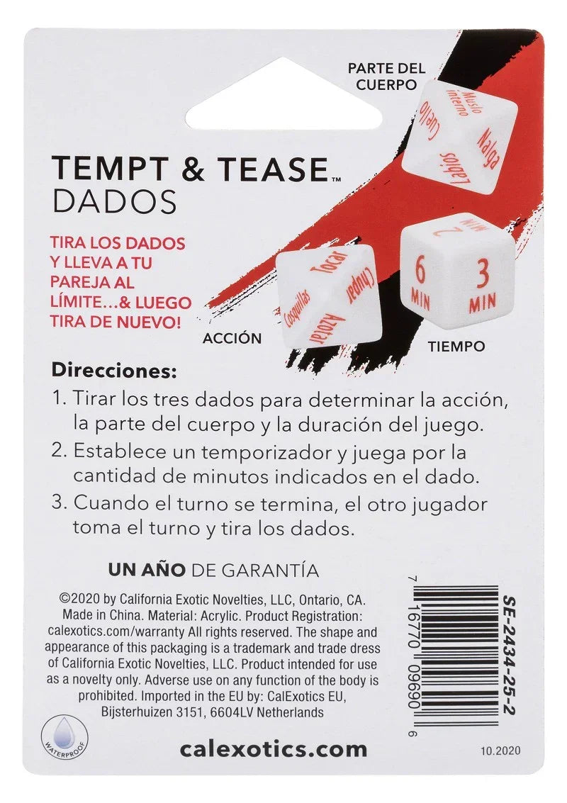 CalExoticsTempt_TeaseDadosdice3 @ Happytoys Sexshop: online sex shop for Feeling Happy & Easy 😊 the erotic store owned by a woman