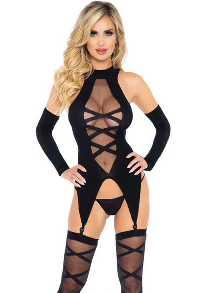 Camigarter_Stockings_GlovesbyLegAvenue1 @ Happytoys Sexshop: online sex shop for Feeling Happy & Easy 😊 the erotic store owned by a woman