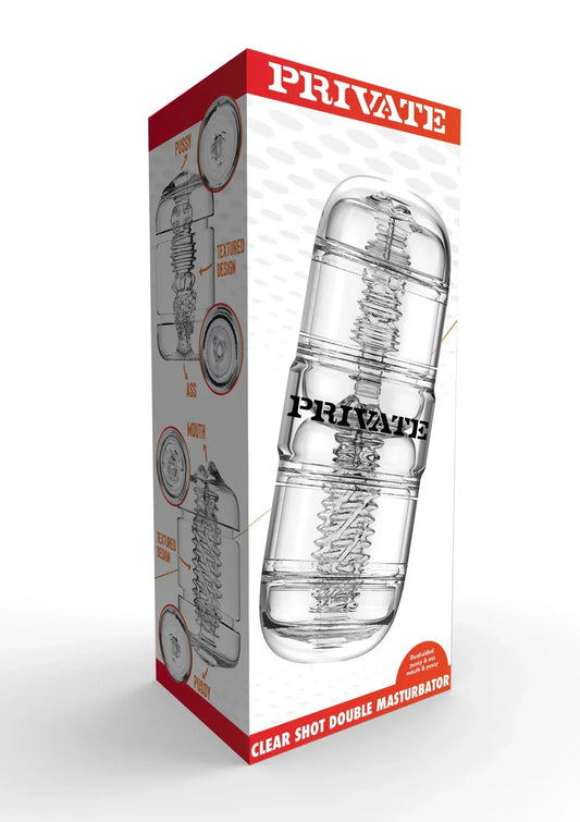 ClearShotDoubleMasturbatorbyPrivate2 @ Happytoys Sexshop: online sex shop for Feeling Happy & Easy 😊 the erotic store owned by a woman
