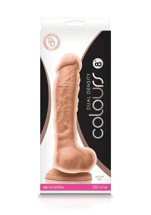 ColoursDualDensity8inchbyNSNovelties2 @ Happytoys Sexshop: online sex shop for Feeling Happy & Easy 😊 the erotic store owned by a woman