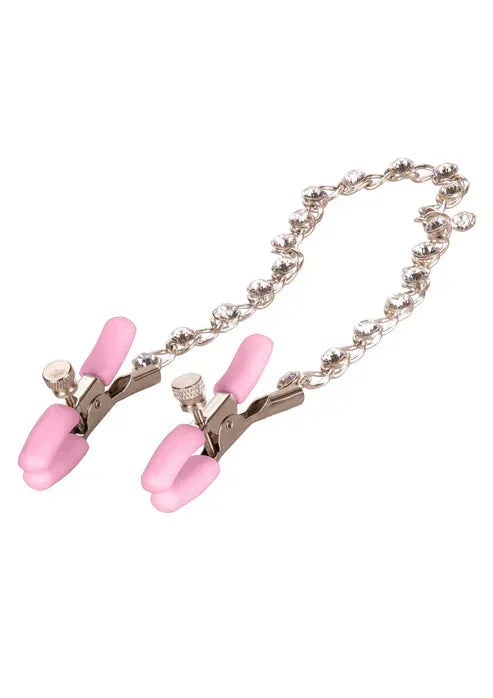CrystalChainNippleClampsbyCalExotics5 @ Happytoys Sexshop: online sex shop for Feeling Happy & Easy 😊 the erotic store owned by a woman
