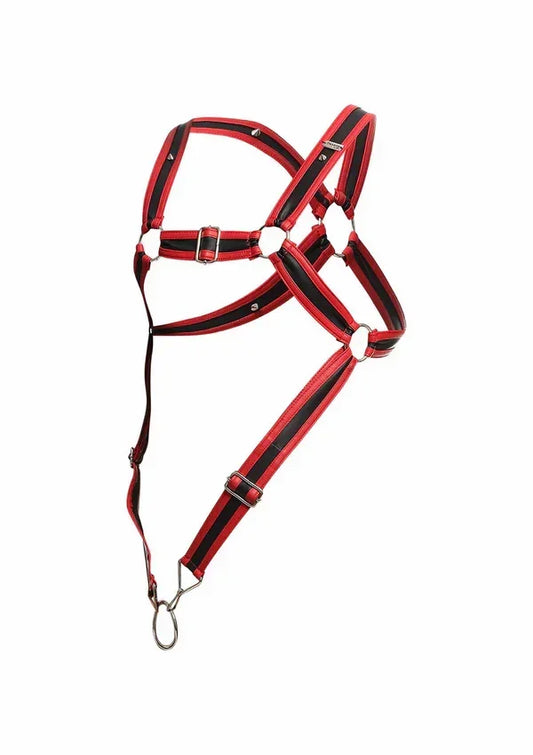 DNGEONCrossCockringHarnessbyMOB7 @ Happytoys Sexshop: online sex shop for Feeling Happy & Easy 😊 the erotic store owned by a woman