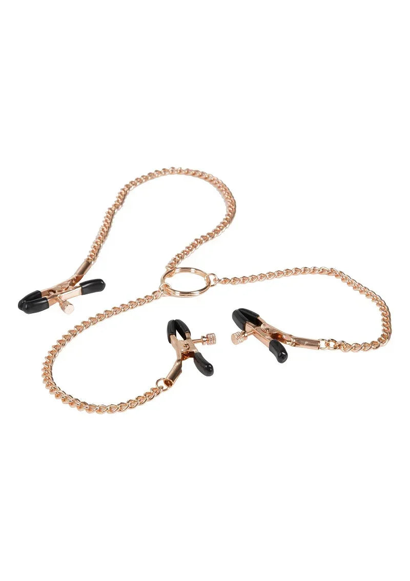 DeEnticeTripleIntimateClampszijneensetvandriedesignerklemmenmetzachteencomfortabelekussentjes1 @ Happytoys Sexshop: online sex shop for Feeling Happy & Easy 😊 the erotic store owned by a woman