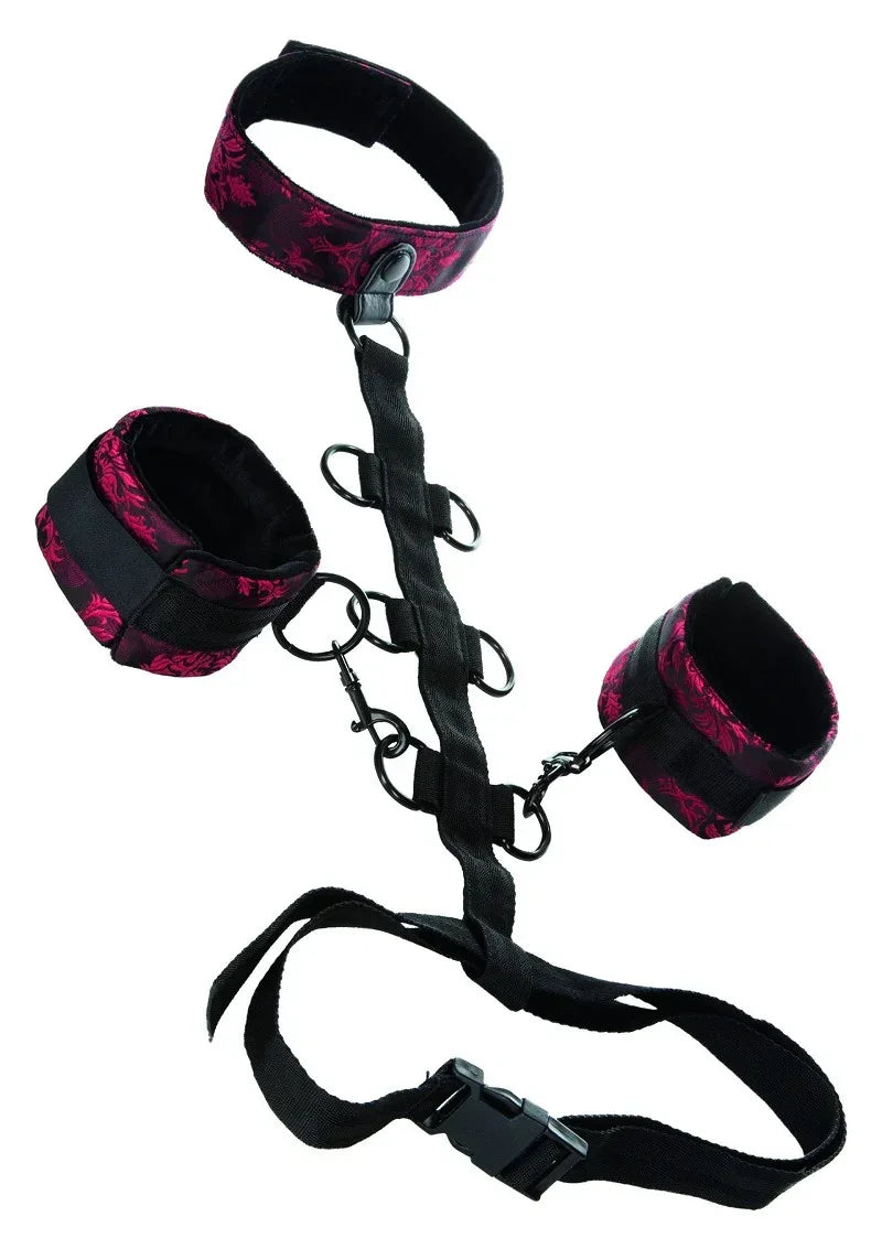 DeScandalCollarBodyRestraintiseenboeiensetmethalsband_speciaalontworpenvoorhetvastketenenvanjepartner.1 @ Happytoys Sexshop: online sex shop for Feeling Happy & Easy 😊 the erotic store owned by a woman