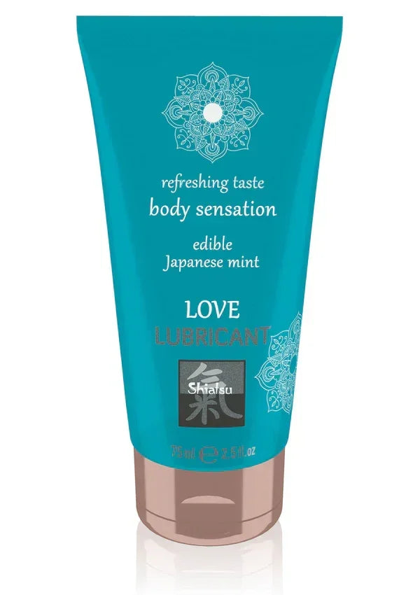 EdibleLoveLubricant75mlMintbyShiatsuHot @ Happytoys Sexshop: online sex shop for Feeling Happy & Easy 😊 the erotic store owned by a woman