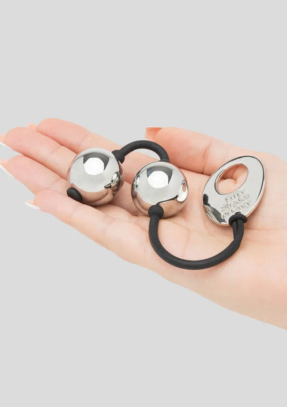 FiftyShadesofGreyEXISTINGInnerGoddessSilverPleasureBalls331g4 @ Happytoys Sexshop: online sex shop for Feeling Happy & Easy 😊 the erotic store owned by a woman