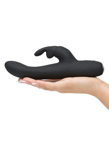 FiftyShadesofGreyGreedyGirlRechargeableSlimlineRabbitVibrator6 @ Happytoys Sexshop: online sex shop for Feeling Happy & Easy 😊 the erotic store owned by a woman