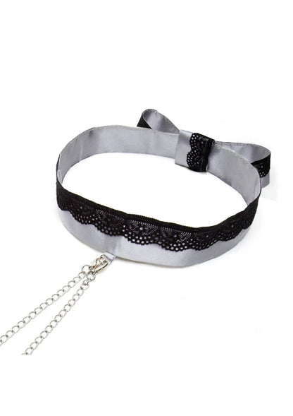 FiftyShadesofGreyPlayNiceSatin_LaceCollar_NippleClamps4 @ Happytoys Sexshop: online sex shop for Feeling Happy & Easy 😊 the erotic store owned by a woman