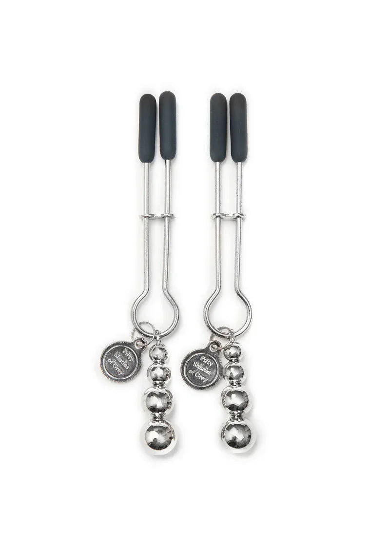 FiftyShadesofGreyThePinchAdjustableNippleClamps1 @ Happytoys Sexshop: online sex shop for Feeling Happy & Easy 😊 the erotic store owned by a woman