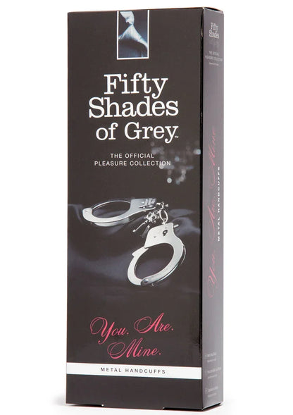 FiftyShadesofGreyYouAreMineMetalHandcuffs2 @ Happytoys Sexshop: online sex shop for Feeling Happy & Easy 😊 the erotic store owned by a woman