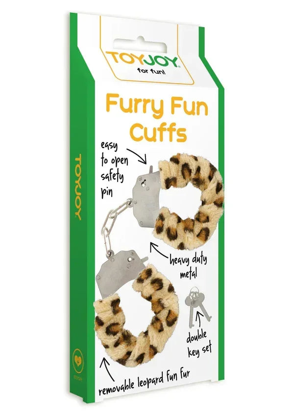 Furry_Fun_Cuffs_by_ToyJoy_leopard_2 @ Happytoys Sexshop: online sex shop for Feeling Happy & Easy 😊 the erotic store owned by a woman
