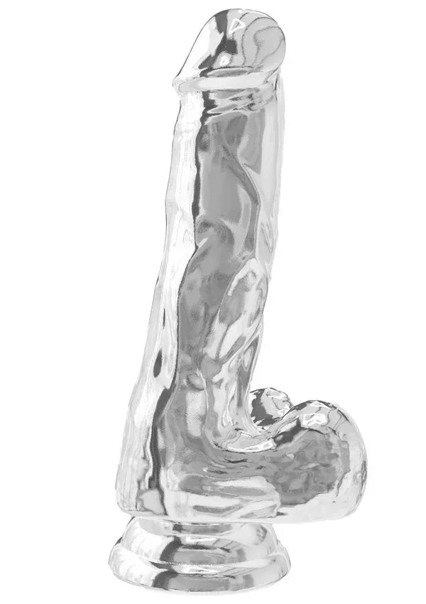 GetRealClearDildowithBalls6_byToyJoy1 @ Happytoys Sexshop: online sex shop for Feeling Happy & Easy 😊 the erotic store owned by a woman