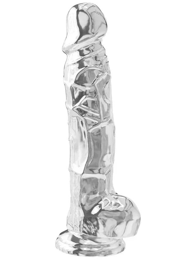 GetRealClearDildowithBalls8_byToyJoy1 @ Happytoys Sexshop: online sex shop for Feeling Happy & Easy 😊 the erotic store owned by a woman