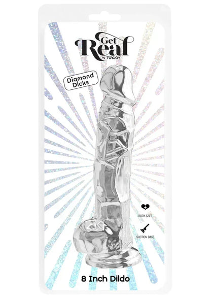 GetRealClearDildowithBalls8_byToyJoy2 @ Happytoys Sexshop: online sex shop for Feeling Happy & Easy 😊 the erotic store owned by a woman