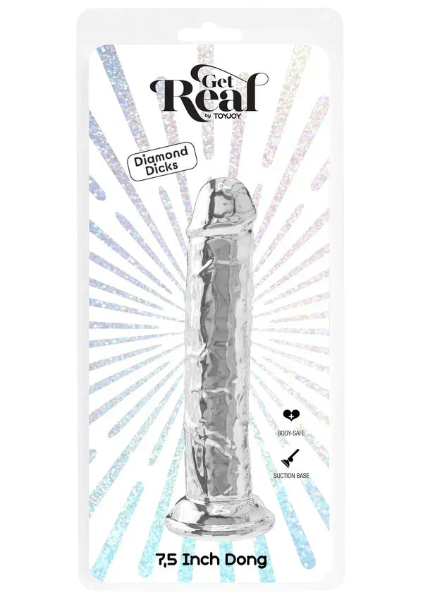 GetRealClearDong7.5_byToyJoy2 @ Happytoys Sexshop: online sex shop for Feeling Happy & Easy 😊 the erotic store owned by a woman