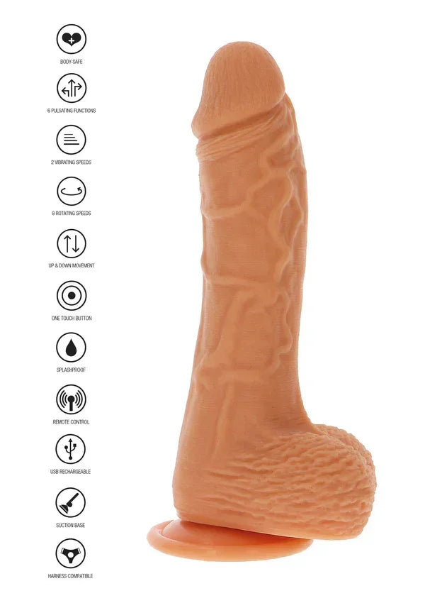 GetRealUp_DownRotatingVibratingDildobyToyJoy4 @ Happytoys Sexshop: online sex shop for Feeling Happy & Easy 😊 the erotic store owned by a woman