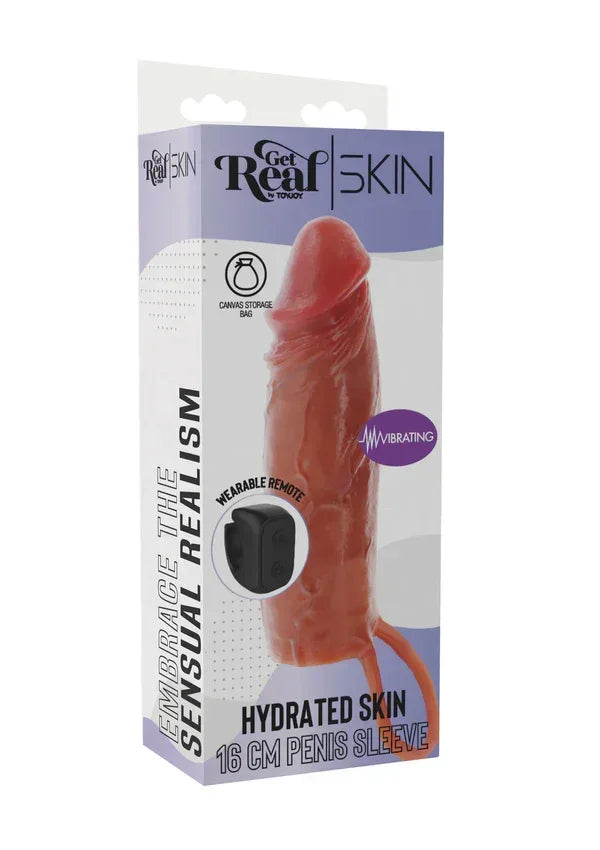 HydratedSkinPenisSiliconeSleeveVibrating16cmbyToyJoy2 @ Happytoys Sexshop: online sex shop for Feeling Happy & Easy 😊 the erotic store owned by a woman