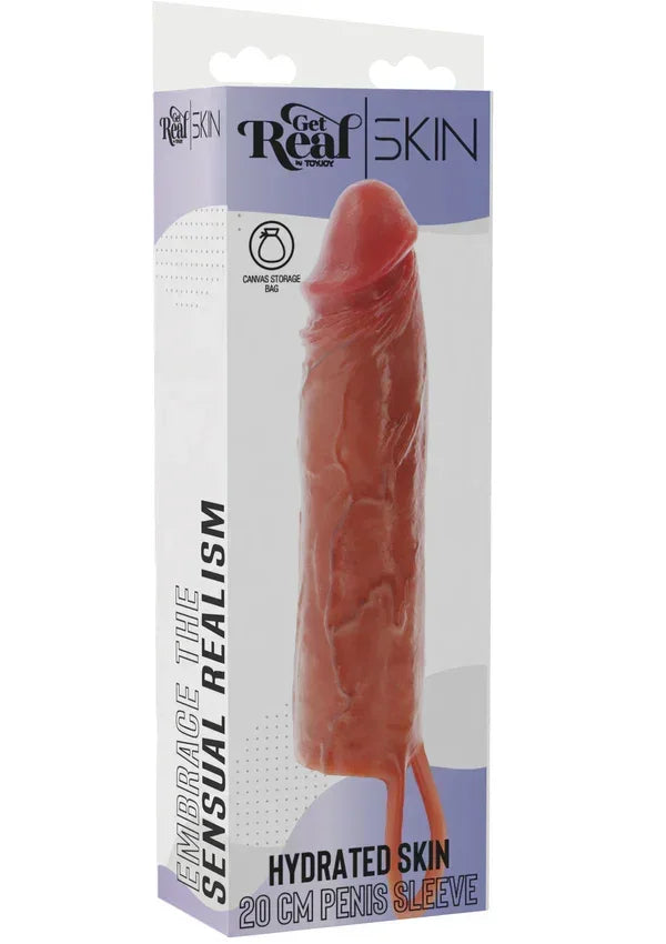 HydratedSkinPenisSleeveSilicone20cm2 @ Happytoys Sexshop: online sex shop for Feeling Happy & Easy 😊 the erotic store owned by a woman