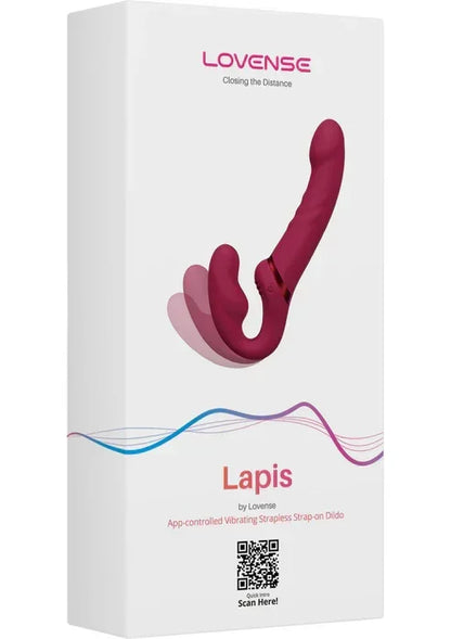Lapis_strapless_double_dildo_by_Lovesense_2 @ Happytoys Sexshop: online sex shop for Feeling Happy & Easy 😊 the erotic store owned by a woman