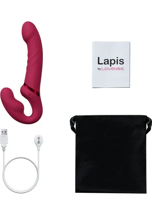 Lapis_strapless_double_dildo_by_Lovesense_5 @ Happytoys Sexshop: online sex shop for Feeling Happy & Easy 😊 the erotic store owned by a woman