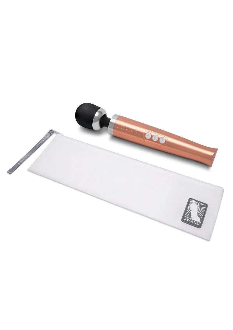 LeWandDieCastRechargeableVibratingMassager_rosegold_6 @ Happytoys Sexshop: online sex shop for Feeling Happy & Easy 😊 the erotic store owned by a woman