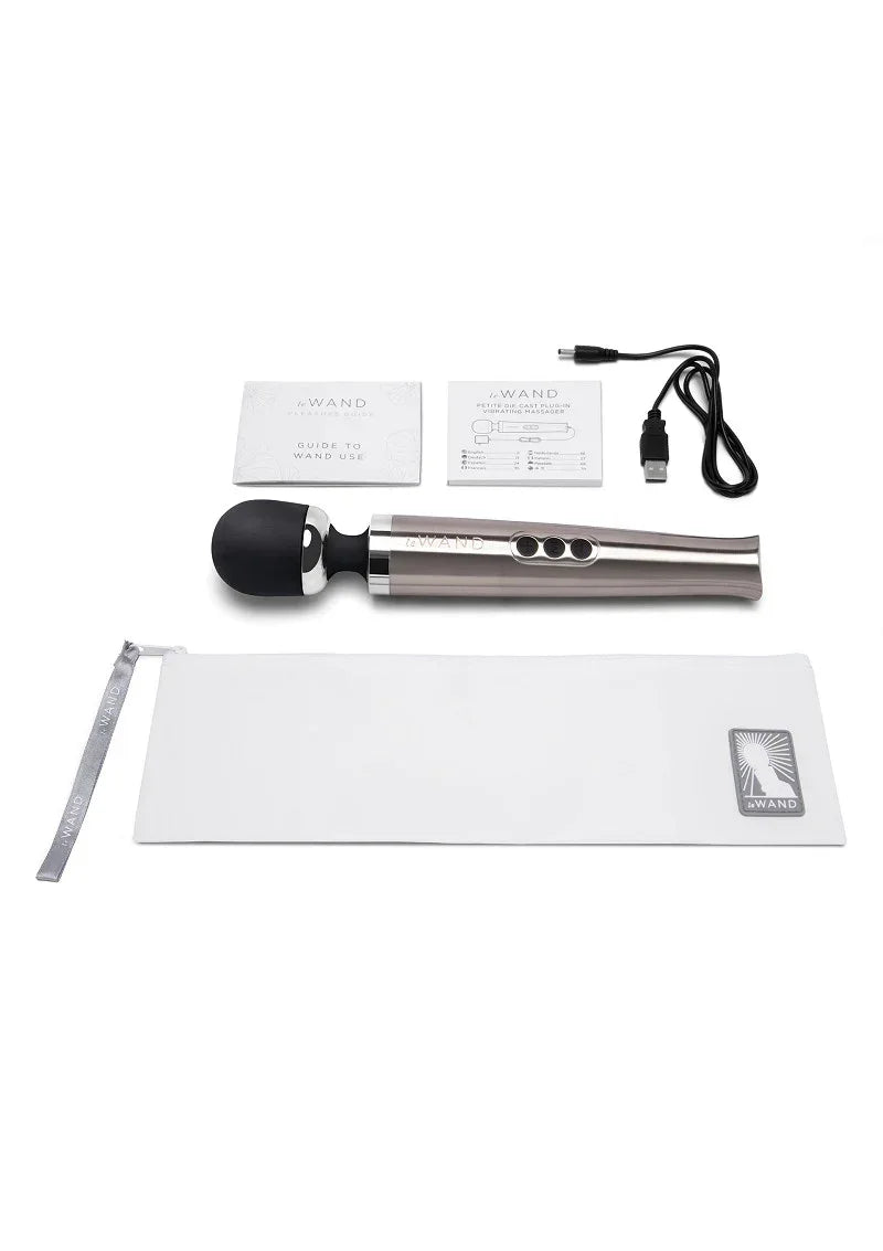 LeWandDieCastRechargeableVibratingMassager_silver_7 @ Happytoys Sexshop: online sex shop for Feeling Happy & Easy 😊 the erotic store owned by a woman