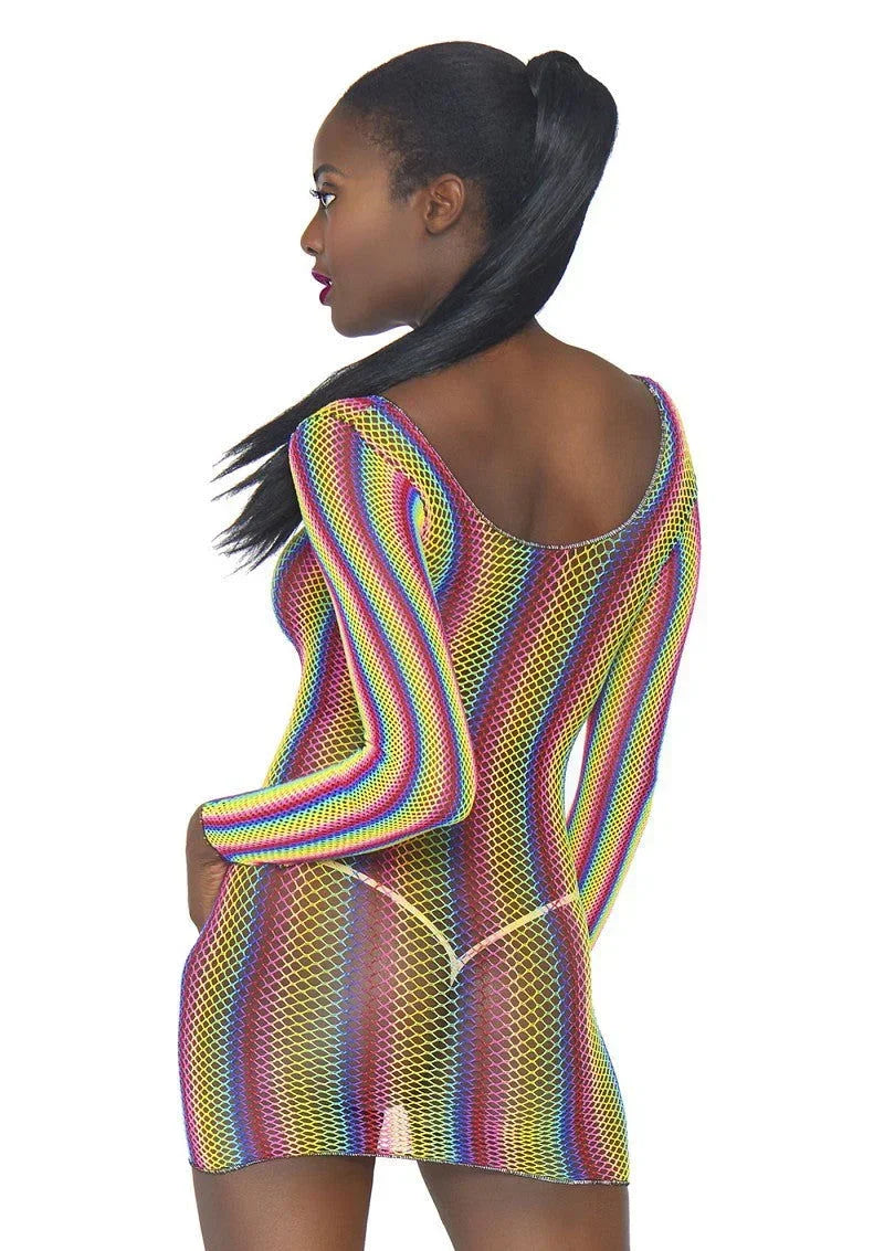 Leg-Avenue-Rainbow-fishnet-mini-dress-Happytoys-Sexshop-liever-Happy-dan-Easy-1215 @ Happytoys Sexshop: online sex shop for Feeling Happy & Easy 😊 the erotic store owned by a woman