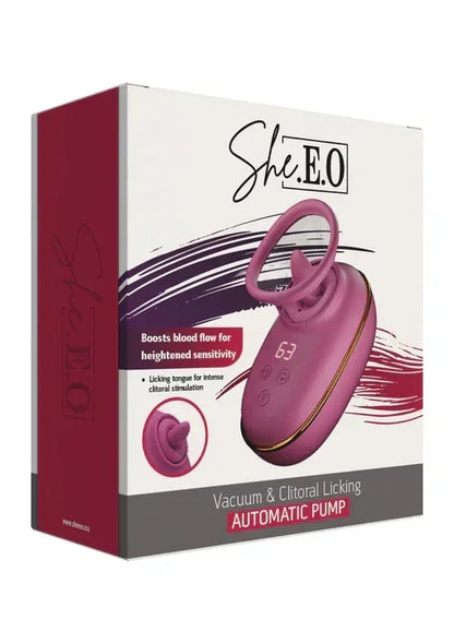LickingClitoralAutomaticPumpbyShe.E.O.2 @ Happytoys Sexshop: online sex shop for Feeling Happy & Easy 😊 the erotic store owned by a woman