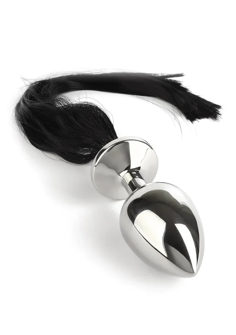 Mr.SteelBlackHairPonyTailRosebud2 @ Happytoys Sexshop: online sex shop for Feeling Happy & Easy 😊 the erotic store owned by a woman
