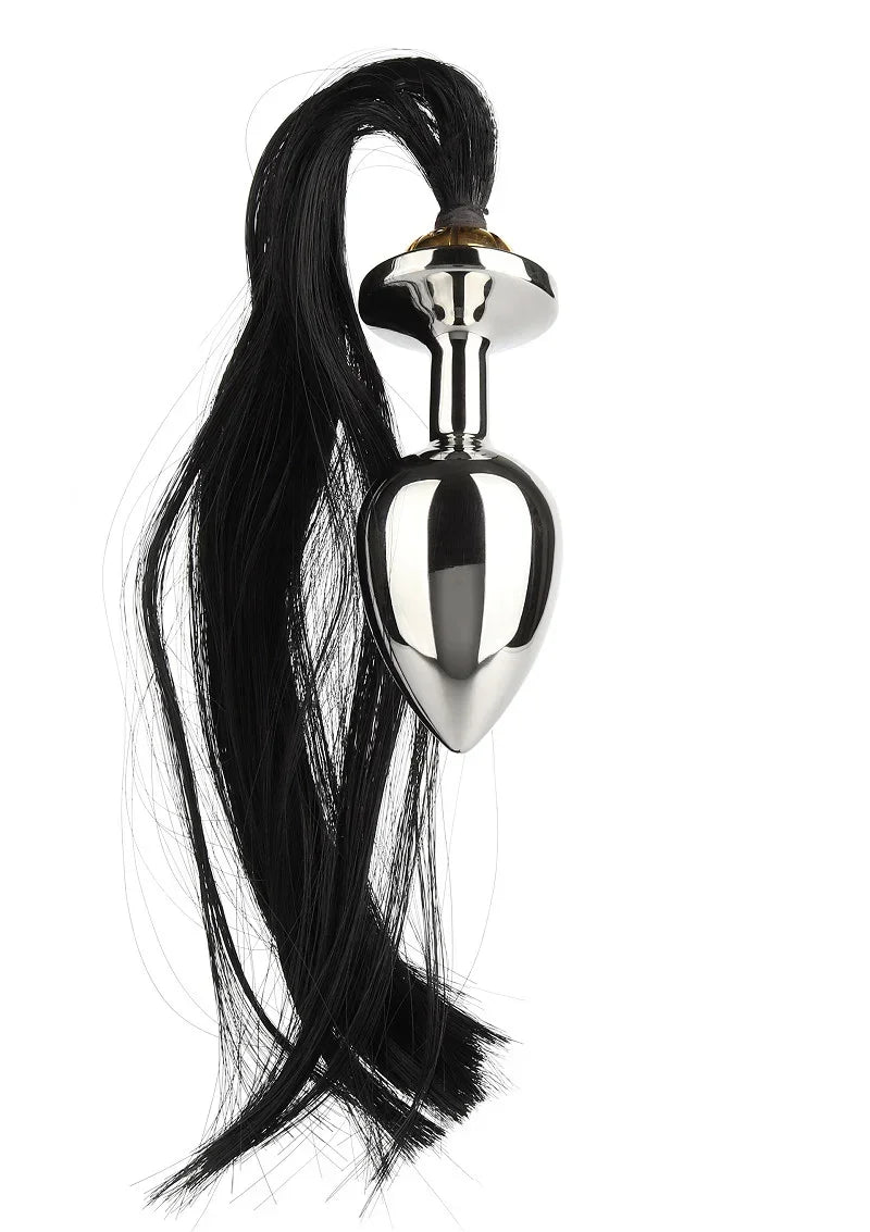 Mr.SteelBlackHairPonyTailRosebud3 @ Happytoys Sexshop: online sex shop for Feeling Happy & Easy 😊 the erotic store owned by a woman
