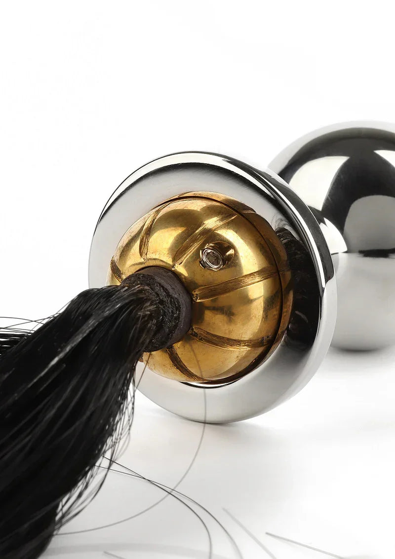Mr.SteelBlackHairPonyTailRosebud4 @ Happytoys Sexshop: online sex shop for Feeling Happy & Easy 😊 the erotic store owned by a woman