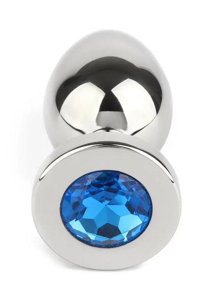 Mr.SteelJewledButtPlugMedium_Blue_10 @ Happytoys Sexshop: online sex shop for Feeling Happy & Easy 😊 the erotic store owned by a woman