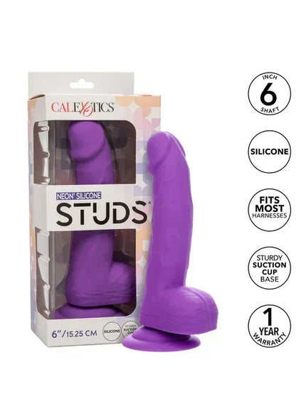 NeonSiliconeStuds6inchbyCalExotics30 @ Happytoys Sexshop: online sex shop for Feeling Happy & Easy 😊 the erotic store owned by a woman